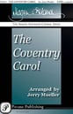 The Coventry Carol SATB choral sheet music cover